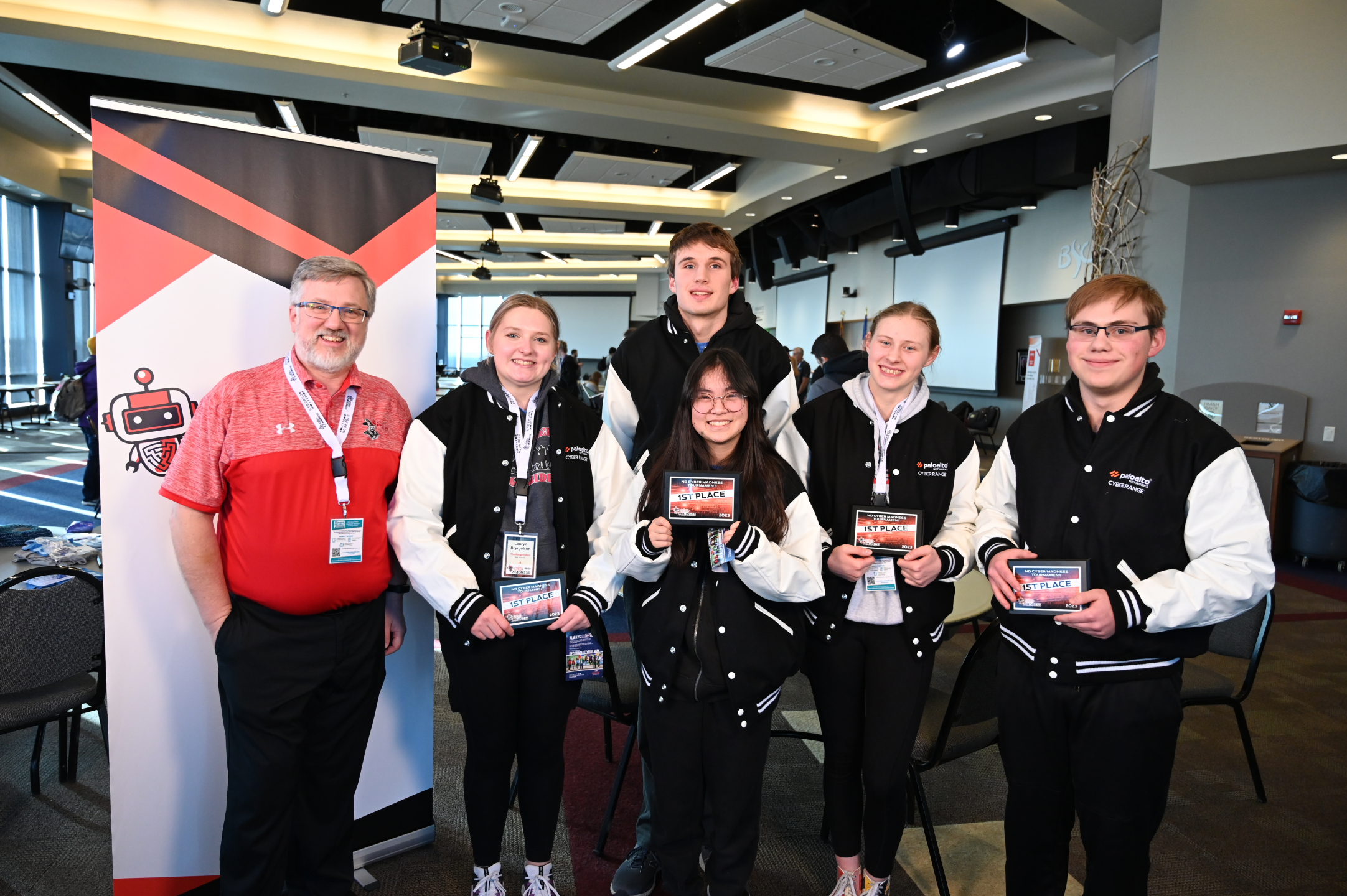 Red River High School team took first placed at the 2023 ND Cyber Madness Tournament High School
