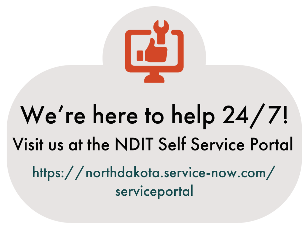 NDIT Self Service Portal
